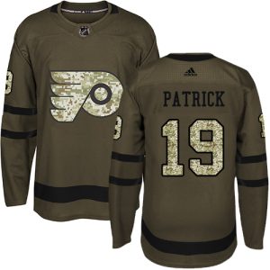 Kinder Philadelphia Flyers Eishockey Trikot Nolan Patrick #19 Authentic Grün Salute to Service